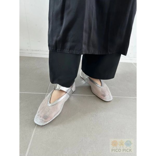 Le Talon GRISE 網眼GR瑪麗珍平底鞋（限定款） Le talon 全系列代購中 