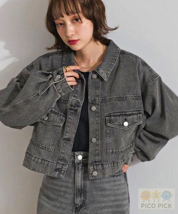 日本 2026春裝 Elencare Due｜10oz短版牛仔外套 短版牛仔外套 牛仔外套 牛仔外套女 短版外套 