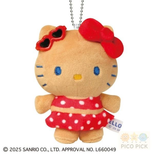 日本直送｜7/20收單｜限時預購  SANRIO 日燒系列吊飾（4款）｜Hello Kitty / Melody / 庫洛米 / 大耳狗 