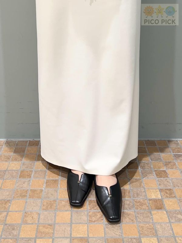 日本直送｜Le Talon 方頭金屬飾低跟鞋（3色可選） 