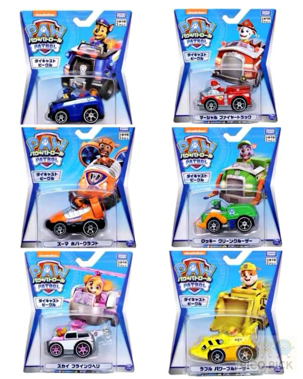 日本正版TOMICA 汪汪隊造型車｜阿奇/毛毛/灰灰/路馬/小礦工/清潔車 