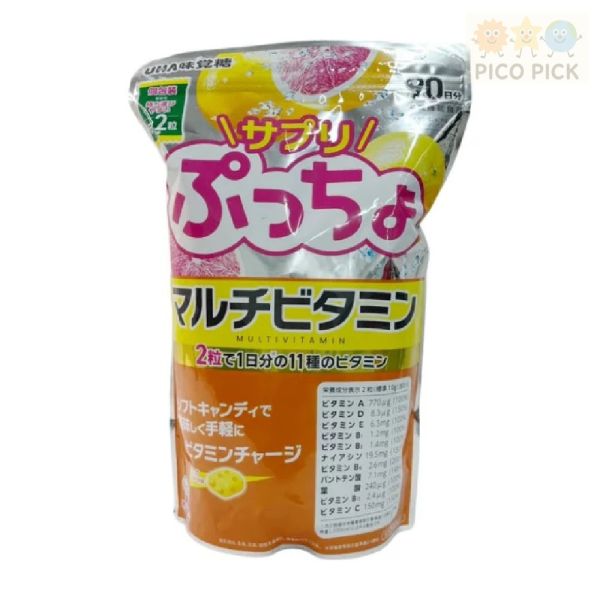 現貨 當日出貨 日本直送｜UHA 味覺糖 綜合維他命 軟糖 90日份（葡萄柚口味） 