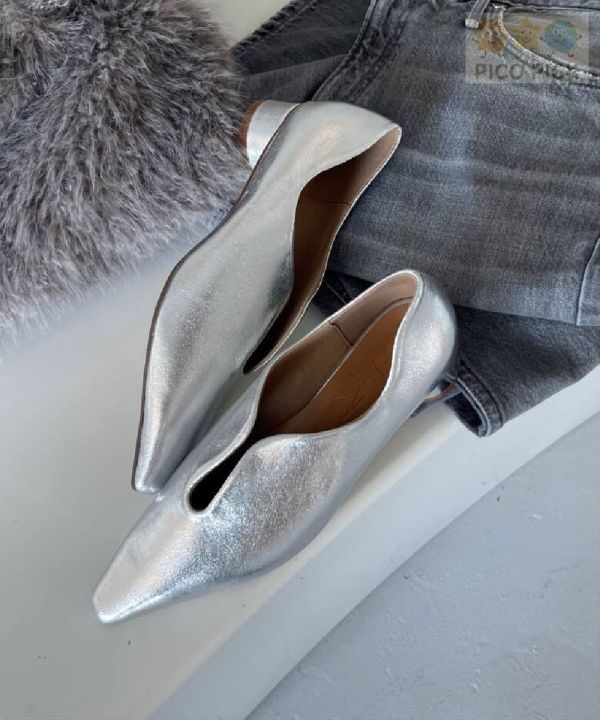 日本直送｜Le Talon 深口方頭低跟鞋（3色可選） 