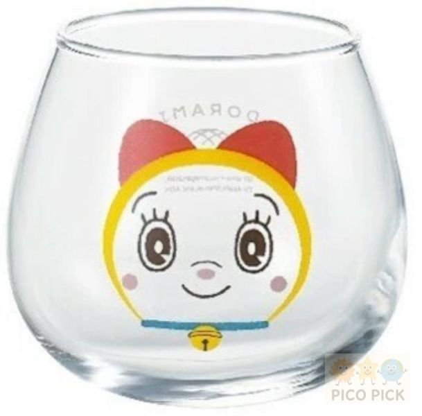 日本直送 日本正版哆啦A夢搖搖玻璃杯｜哆啦美 Doraemon 透明水杯 茶杯 酒杯 320ml 