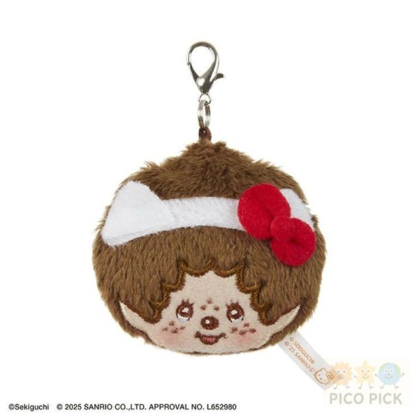 日本 直送 50週年限定 Monchhichi × Hello Kitty 絨毛吊飾組 