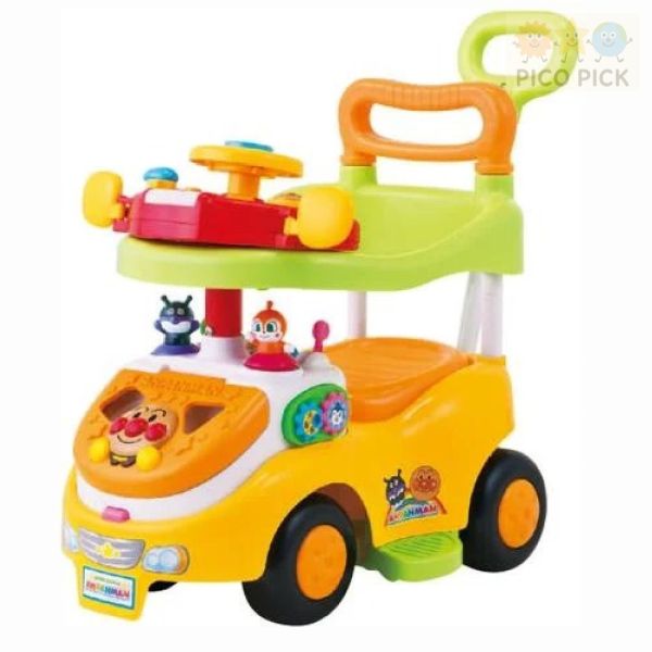 日本直送｜日本正版ANPANMAN 麵包超人 三段變身趣味推式防側翻學步車 ｜滑步車 