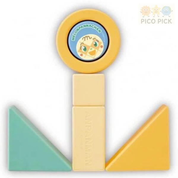 日本正版 Anpanman 麵包超人 米做的玩具 抗菌積木套組 