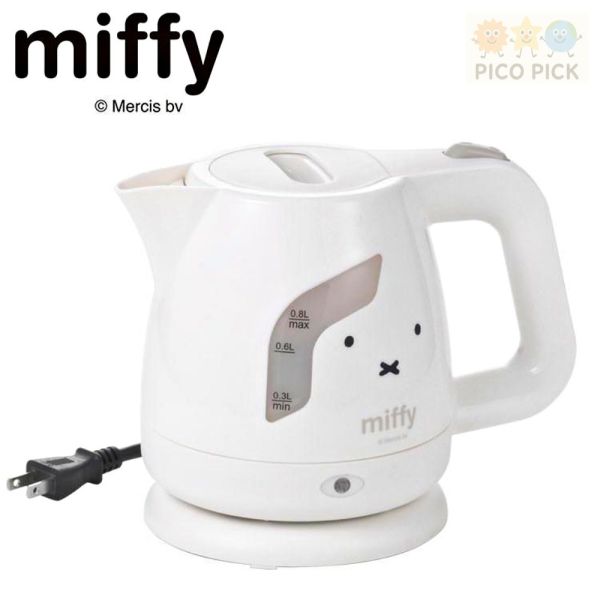 日本直送 Miffy 米飛兔電熱水壺｜0.8L 快速加熱｜快煮壺 