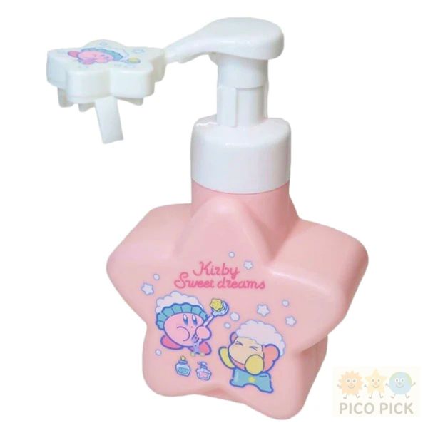 日本正版星之卡比 Kirby星星造型泡泡洗手乳按壓瓶｜可做星星泡泡 泡沫洗手器 