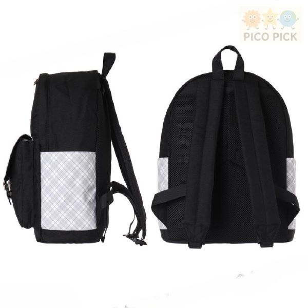 日本正版｜Coboca+格紋愛心腰帶蝴蝶結 後背包｜聚酯纖維 17L 大容量 學生書包 休閒背包 