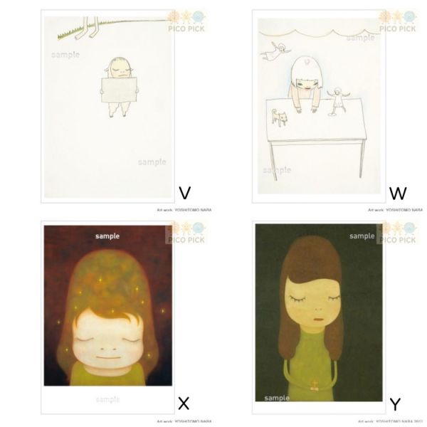 日本空運｜官方正版奈良美智藝術明信片（多款可選） 