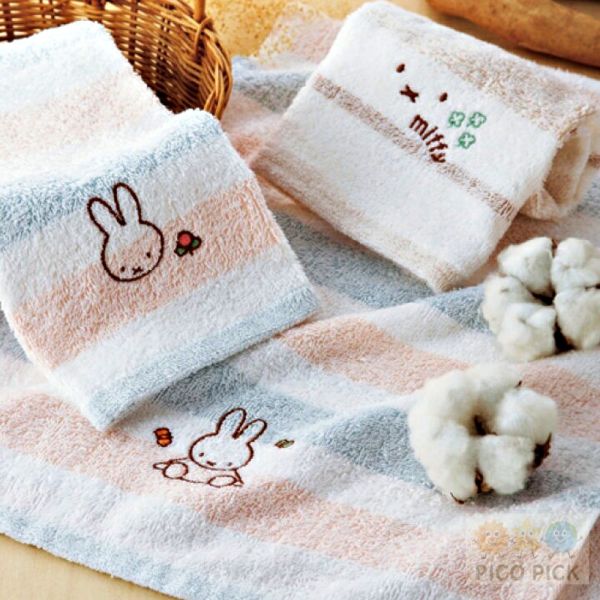 日本直送｜日本製西川Miffy 有機棉毛巾禮盒組｜浴巾組／臉巾組 兩款選擇 日本製 喬遷禮物 