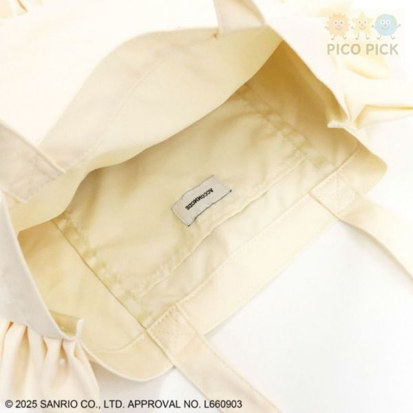 日本ACcommode × Hello Kitty 荷葉邊托特包 