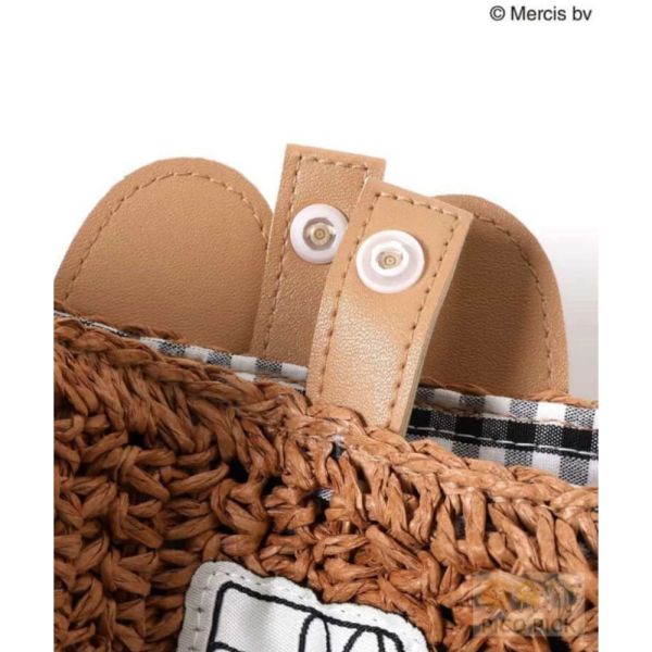 日本米菲Miffy 70週年 米菲兔造型斜背小包 