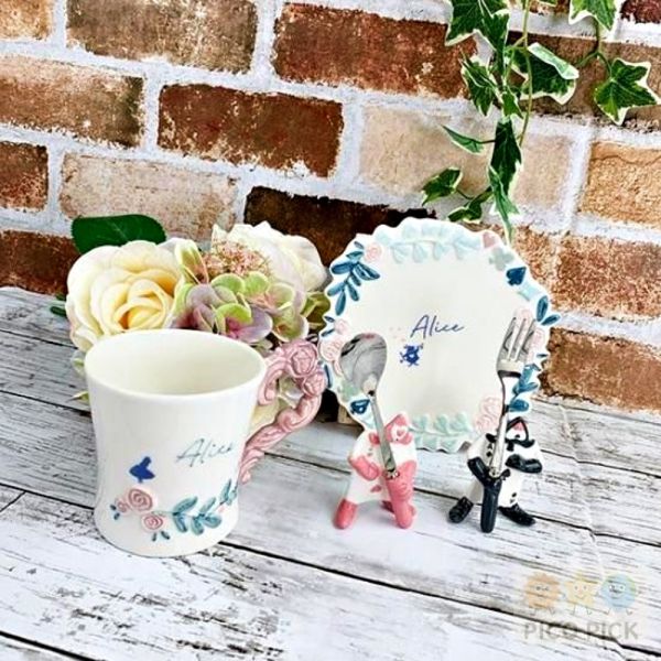 現貨當日出日本 迪士尼正版愛麗絲夢遊仙境 系列陶瓷餐具｜茶壺／馬克杯／甜點盤 