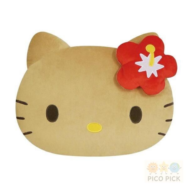 預購商品 請私訊 日本直送｜Hello Kitty 日燒系列臉型抱枕｜療癒家飾靠枕｜兩款可選 
