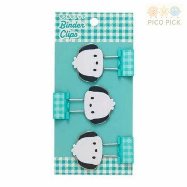 日本直送｜Sanrio角色造型資料夾夾子 3入組/kitty/Melody/大眼蛙多種角色可選 