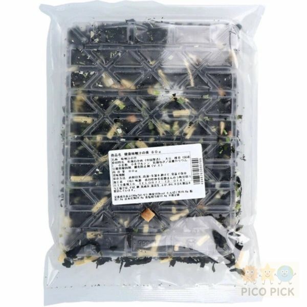 日本直送｜味源 健康味噌湯の素 香菇海帶湯海帶芽 乾燥蔬菜湯底包 80g 