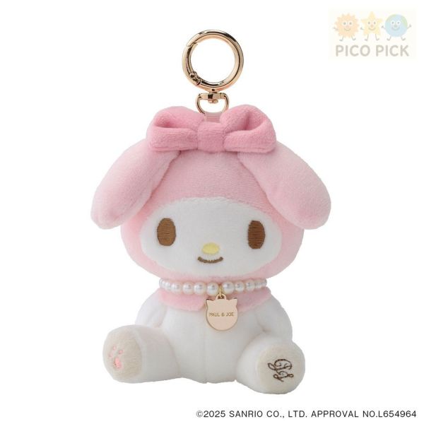 日本 Paul & Joe × My Melody / NOUNETTE 貓咪造型 吊飾娃娃＆收納包 Paul & Joe 聯名、My Melody 吊飾、NOUNETTE 收納包、Sanrio 娃娃、日本正版授權、可愛掛飾