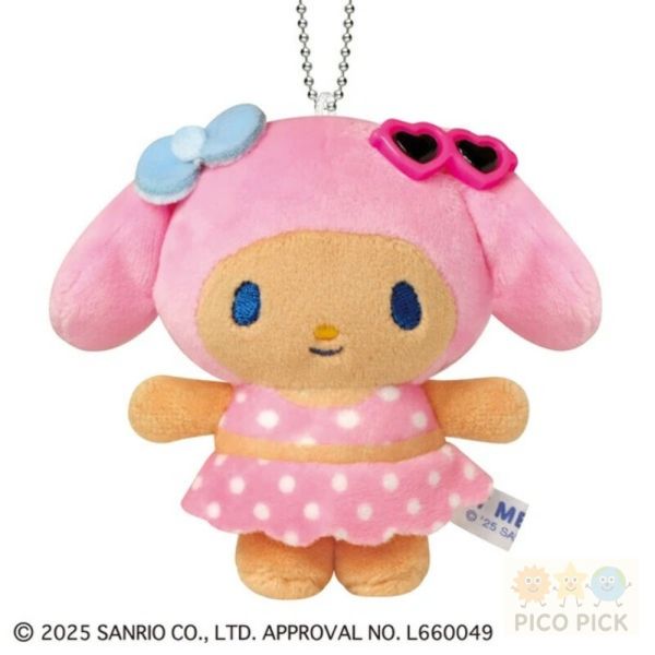 日本直送｜7/20收單｜限時預購  SANRIO 日燒系列吊飾（4款）｜Hello Kitty / Melody / 庫洛米 / 大耳狗 