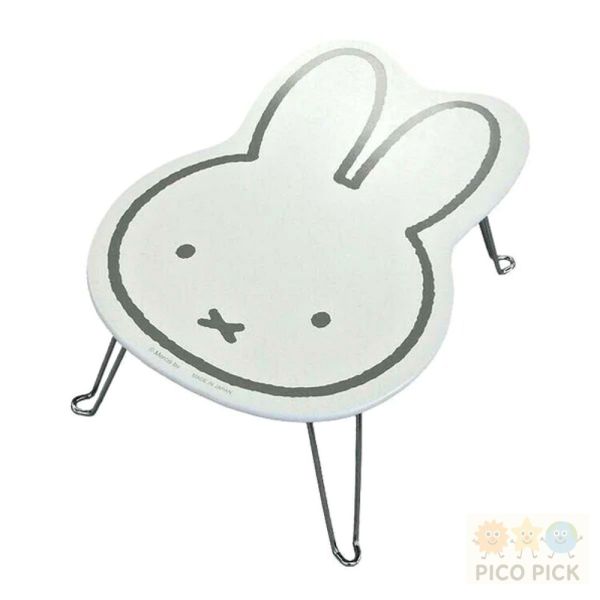 日本正版Miffy × Boris 角色造型迷你桌｜折疊桌 小茶几 床邊桌 兒童桌 