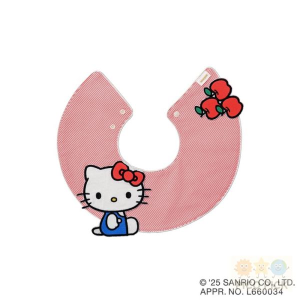 日本直送 夢幻聯名Marl Marl x Sanrio圍兜/口水巾/Hello Kitty/大耳狗/庫洛米 