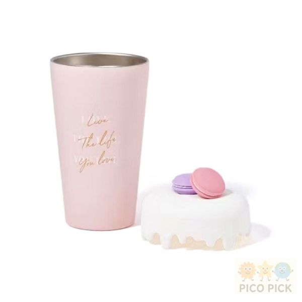 日本｜Franc Franc甜點造型保冷保溫杯｜馬卡龍/草莓兩款可選 
