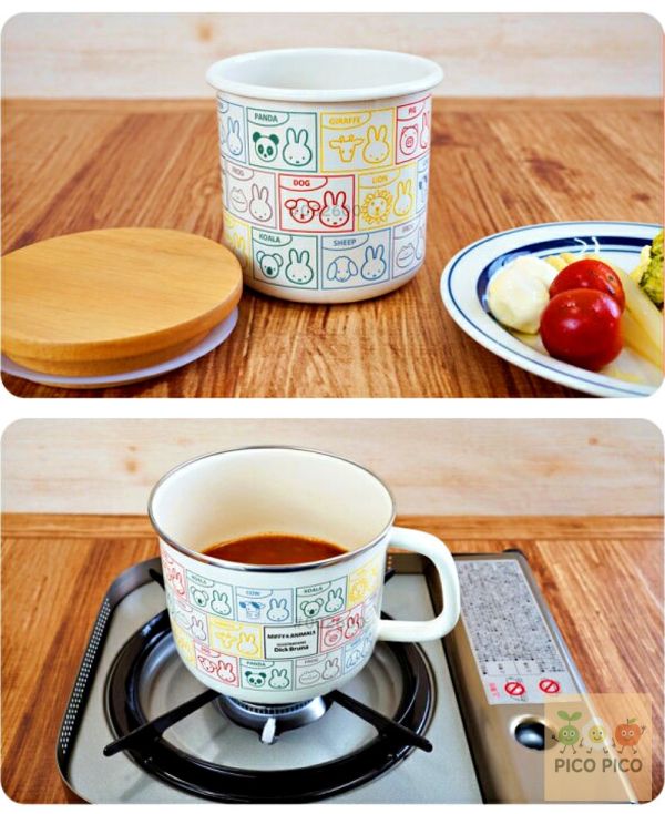 日本直送｜Miffy × Animals 系列 富士琺瑯 鍋具＆儲存容器合集 