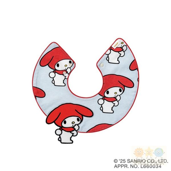 日本直送 夢幻聯名Marl Marl x Sanrio圍兜/口水巾/Hello Kitty/大耳狗/庫洛米 