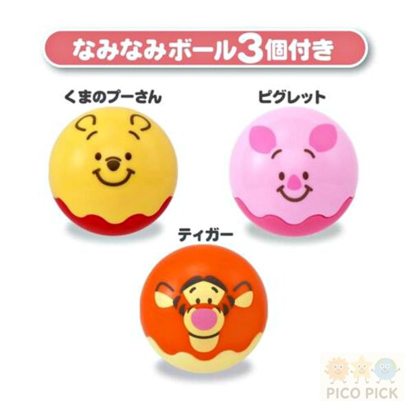 日本直送｜TAKARA TOMY 小熊維尼 2WAY滾滾球塔｜Disney Baby感統啟發玩具｜維尼小豬跳跳虎滾球組 