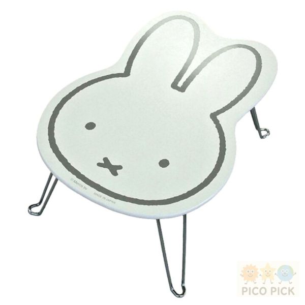 日本正版Miffy × Boris 角色造型迷你桌｜折疊桌 小茶几 床邊桌 兒童桌 