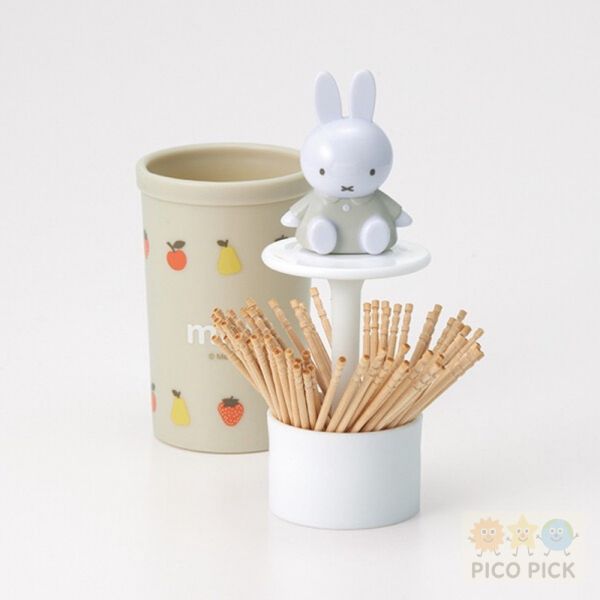 【日本直送】miffy 米飛兔造型牙籤罐／自動牙籤收納盒 