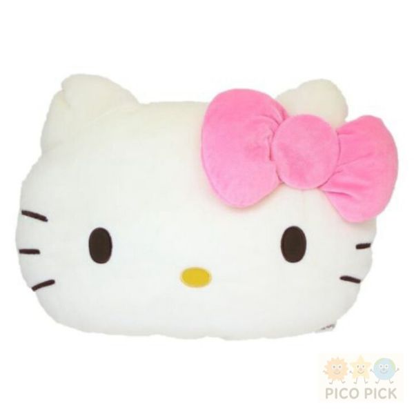 日本三麗鷗 Hello Kitty 臉型抱枕｜大型臉型靠墊 