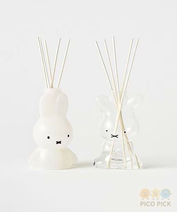 日本｜Miffy × studio CLIP| Miffy 角色造型玻璃瓶 擴香組 芳香擴香瓶 