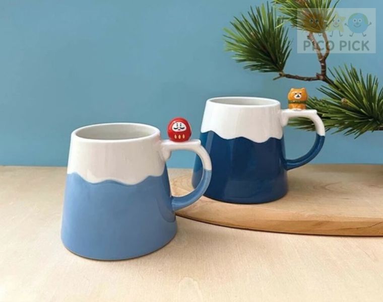 日本 DECOLE 富士山 concombre 馬克杯/茶杯（柴犬/達摩 兩款） 