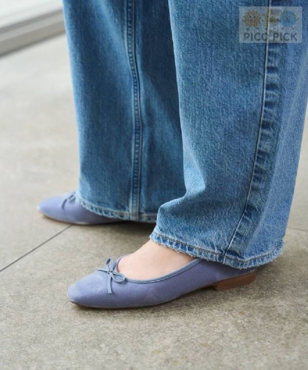 日本直送｜Le Talon 法式方頭蝴蝶結芭蕾平底鞋（多色可選） 
