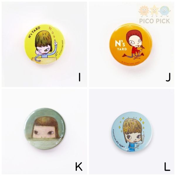 日本空運｜奈良美智 官方正版徽章別針（小款 ／大款 ） 