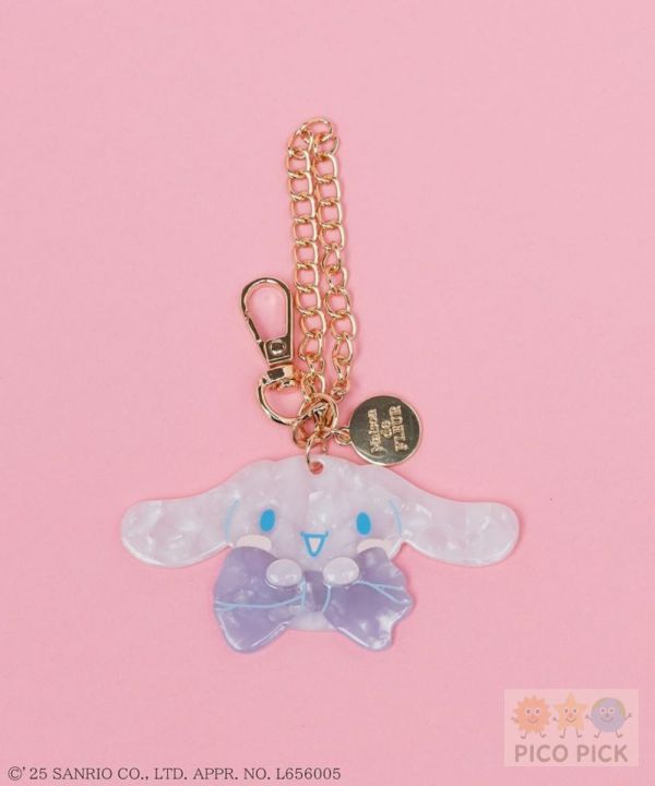 日本直送 ｜Maison de FLEUR × Sanrio 聯名系列｜角色抱蝴蝶結小物組／髮夾／珍珠吊飾／毛巾手帕/小包吊飾 