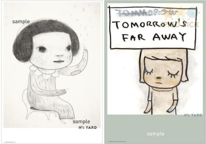 日本空運｜官方正版奈良美智藝術插畫B3海報（無框・共13款） 