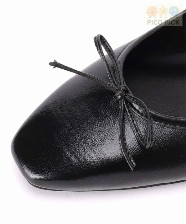 日本直送｜Le Talon 法式方頭蝴蝶結芭蕾平底鞋（多色可選） 