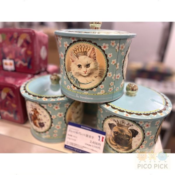 La Trinitaine 法國貓咪皇冠餅乾鐵盒｜375g 