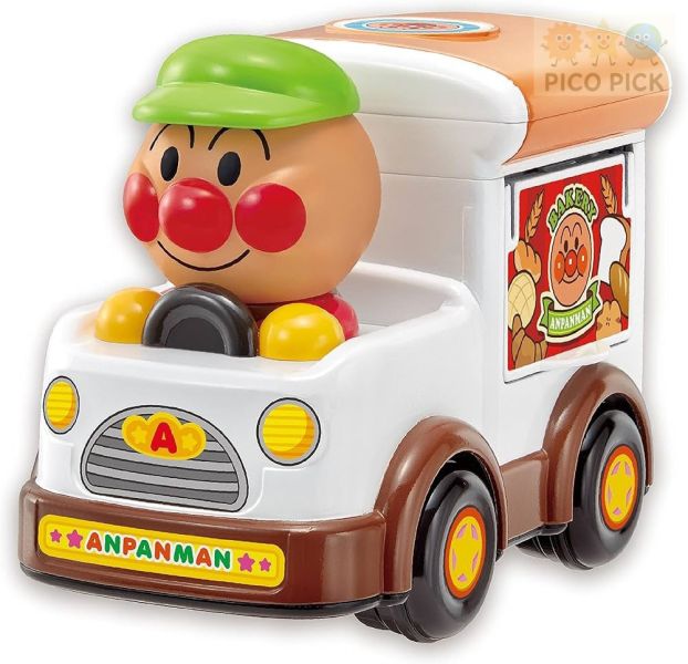 日本正版｜麵包超人 發聲小車系列（消防車/警車/麵包車）｜幼兒玩具｜麵包超人車車 