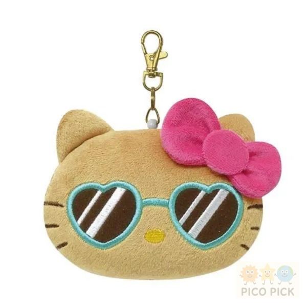 日本直送｜Hello Kitty 日燒系列零錢包吊飾＆票卡包（各兩圖案） 