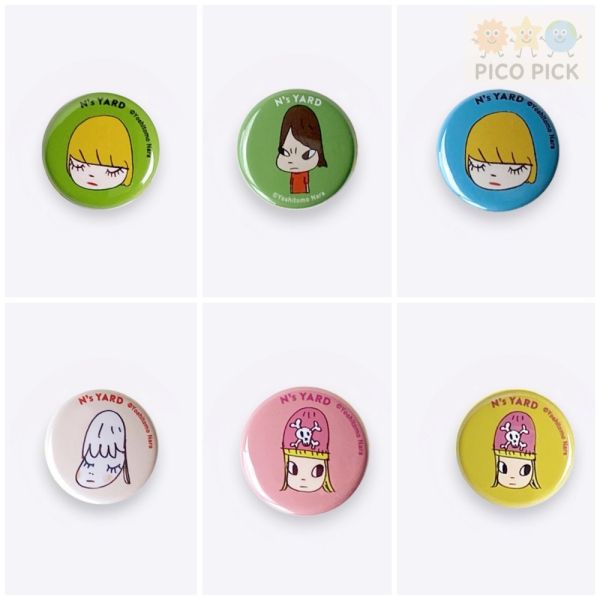 日本空運｜奈良美智 官方正版徽章別針（小款 ／大款 ） 