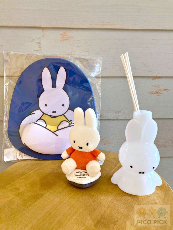 日本｜Miffy × studio CLIP| Miffy 角色造型玻璃瓶 擴香組 芳香擴香瓶 