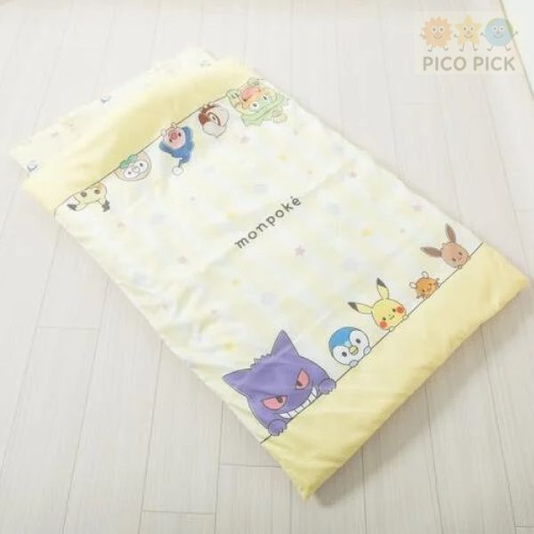 日本直送｜正版 monpoké 寶可夢可愛午睡被7件組｜幼兒園睡袋｜開學季必備 