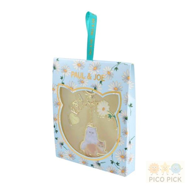 現貨+預購 日本正版PAUL & JOE 貓咪琺瑯吊飾鑰匙圈（4款可選） 