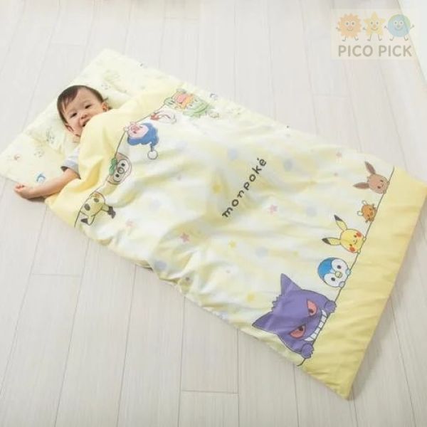日本直送｜正版 monpoké 寶可夢可愛午睡被7件組｜幼兒園睡袋｜開學季必備 