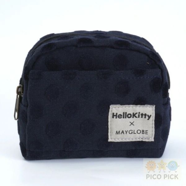 日本直送｜Hello Kitty × MAYGLOBE 聯名手工刺繡化妝包 