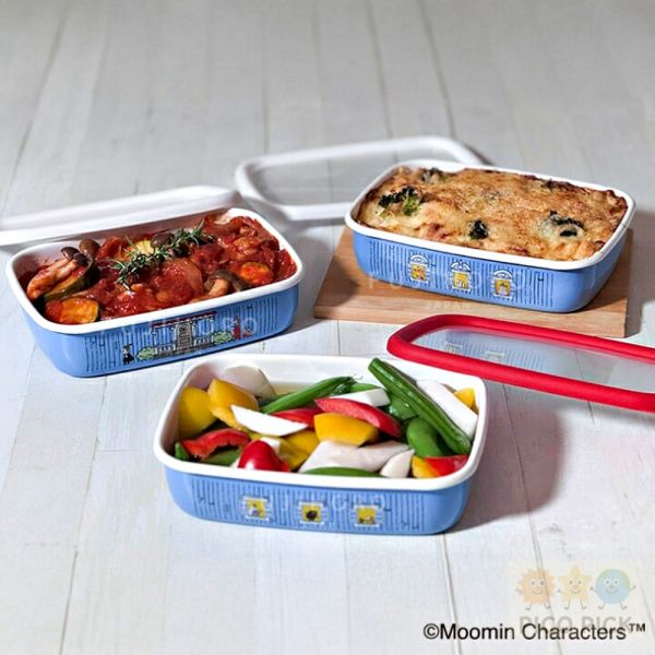 日本直送｜Moomin x 富士琺瑯｜嚕嚕米藍屋 琺瑯系列｜茶壺・手沖壺・保鮮盒・調理鍋・收納罐｜北歐風廚具・送禮首選 